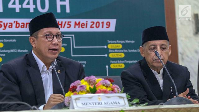 Sidang Itsbat, Kemenag Tetapkan 1 Syawal 1440 H Hari Rabu